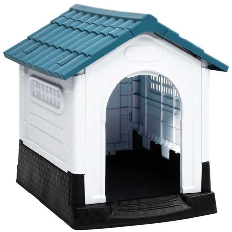 Niche pour chien，Maison pour Chat，Enclos/Cage pour Chien Bleu 57x68x66 cm Polypropylène CNEI803454 (1/5)
