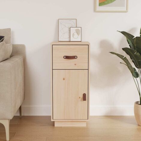 Buffet,Bahut, Meuble de Rangement 34x40x75 cm Bois massif de pin,Armoire de Rangement FBV43859 (1/5)