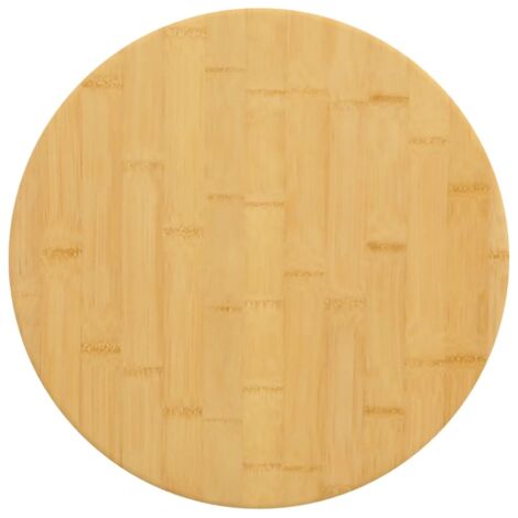 Dessus de table, Plateau De Table Ø40x2,5 cm bambou LKF60574 (1/5)