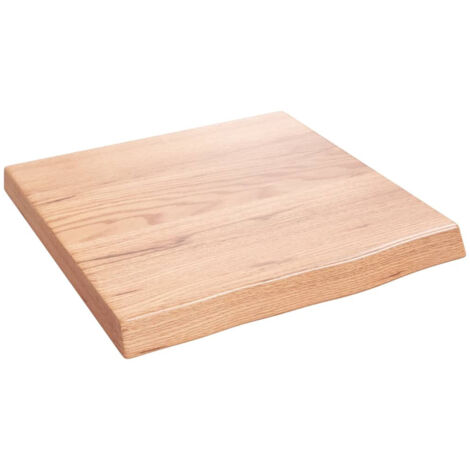 Étagère murale multiposition - Meuble Étagère murale marron clair 40x40x4 cm bois chêne massif traité -BV61755 (1/4)