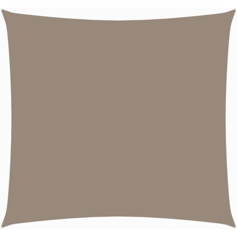 Voile de parasol - Voile d'Ombrage - Ecran Solaire de Jardin - Tissu Oxford carré 4,5x4,5 m Taupe XZZZ726830 (1/5)