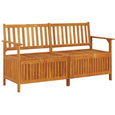 Banc de rangement  Armoire de rangement  Banc coffre rangement 148 cm Bois d'acacia solide MCYMH702246 (1/5)