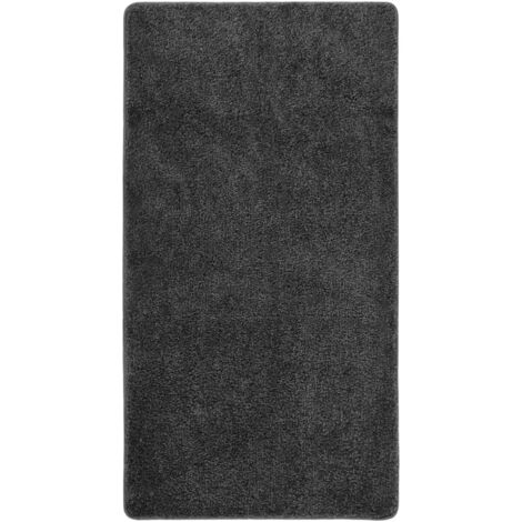 Tapis shaggy antidérapant,Tapis de Salon,Cuisine,Bureau,Tapis de porte Gris 80x150 cm DVNEI984115 (1/5)