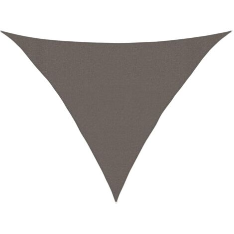 Voile d'ombrage - Toile d'ombrage - Auvent Imperméable - UV Protection pour Terrasse Jardin Extérieur - 160 g/m² Anthracite 3x3x4,2 m PEHD XDNXN20928 (1/5)