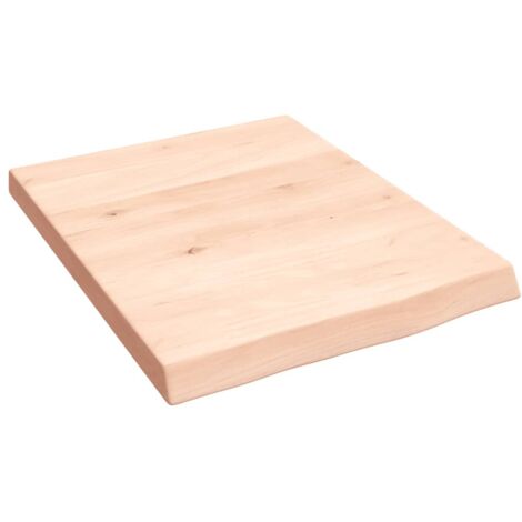 Étagère murale Moderne - Meuble Étagère murale Rangement multiposition 40x50x4 cm bois de chêne massif non traité -BV25007 (1/4)