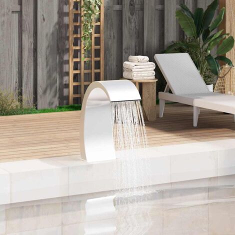 Fontaine de piscine Cascade De Piscine22x60x70 cm Acier inoxydable 304 NXETH261907 (1/5)