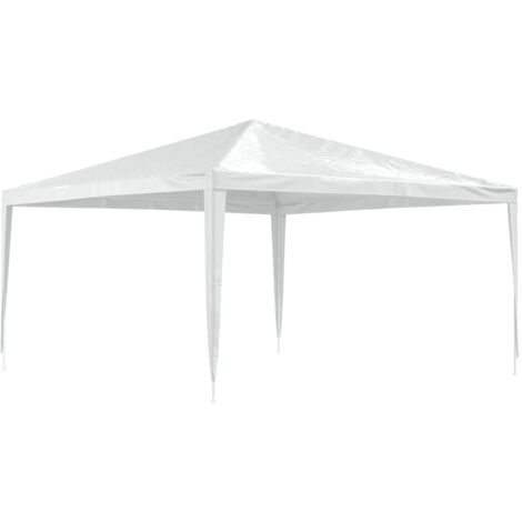 Tente de réception,Tonnelle de Jardin,Chapiteau,Barnum 4x4 m Blanc XZZ91871 (1/5)