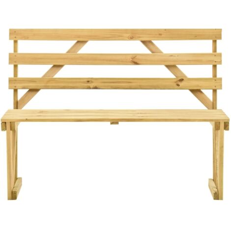 Banc de jardin  Banquette de jardin  Siège/Chaise de jardin 120 cm Bois de pin imprégné BTEB33584 (1/5)