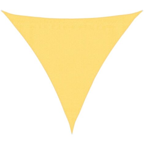 Voile d'ombrage - Toile d'ombrage - Auvent Imperméable - UV Protection pour Terrasse Jardin Extérieur - 160 g/m² Beige 3x3x3 m PEHD XDNXN30154 (1/5)