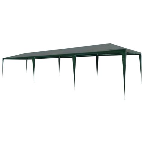 Tente de réception,Tonnelle de Jardin,Chapiteau,Barnum 3x9 m PE Vert XZZ12018 (1/5)