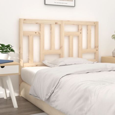 Tête de lit pour Lit adulte，Panneau de lit，Décoration murale 145,5x4x100 cm Bois massif de pin XZZ91662 (1/5)