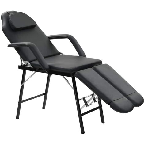 Fauteuil de massage,Fauteuil Relax,Chaise Massage pour traitement facial Simili-cuir Noir XJDT583355 (1/5)