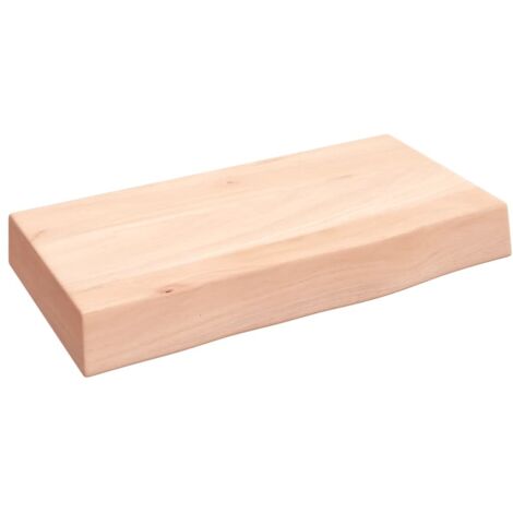 Étagère murale Étagère suspendue Etagères Flottantes 40x20x6 cm bois de chêne massif non traité BRZH262731 (1/4)