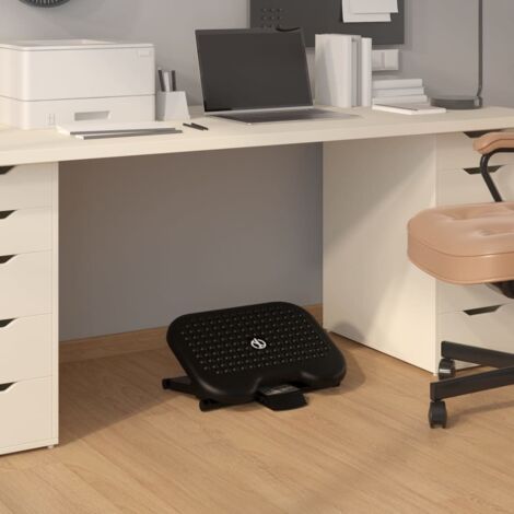 Repose-pied,Tabouret de pied,Poufs Noir 46x34,5x11 cm CNENE492270 (1/5)