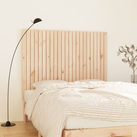 Tête de lit murale,Panneau de lit,Décoration murale 146,5x3x110 cm Bois massif de pin XZZ58496 (1/5)