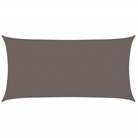 Voile d'ombrage - Toile d'ombrage - Auvent Imperméable - UV Protection pour Terrasse Jardin Extérieur - 160 g/m² Anthracite 2,5x4,5 m PEHD XDNXN48986 (1/5)