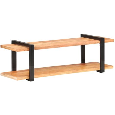 Meuble TV Moderne  Banc TV  Meuble de Rangement 130x40x40 cm Bois d'acacia solide XHET73243 (1/5)