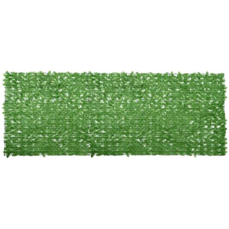 Écran de balcon,Brise Vue de terrasse,Toile de Balcon avec feuilles vert 400x150 cm VDVM166645 (1/4)