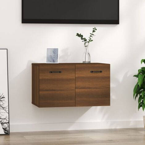 Armoire murale, Meuble Haut, Armoire Etagère de rangement Chêne marron 60x36,5x35 cm Bois d'ingénierie HYB35335 (1/5)