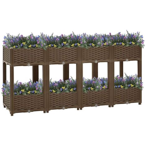 Jardinière,Lit surélevé,Pot de Fleurs 160x40x71 cm Polypropylène XZZZ906477 (1/5)