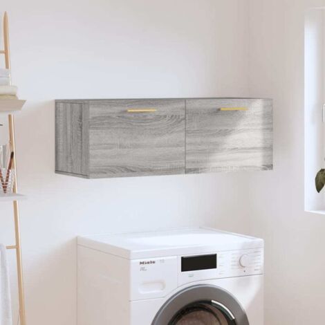 Armoire murale  Meuble de rangement  Armoire suspendue sonoma gris 100x36,5x35 cm bois d'ingénierie XZZZ684447 (1/5)