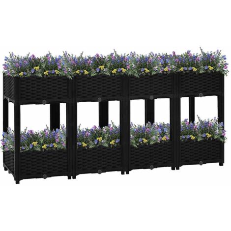Jardinière,Lit surélevé,Pot de Fleurs 160x40x71 cm Polypropylène XZZZ361221 (1/5)