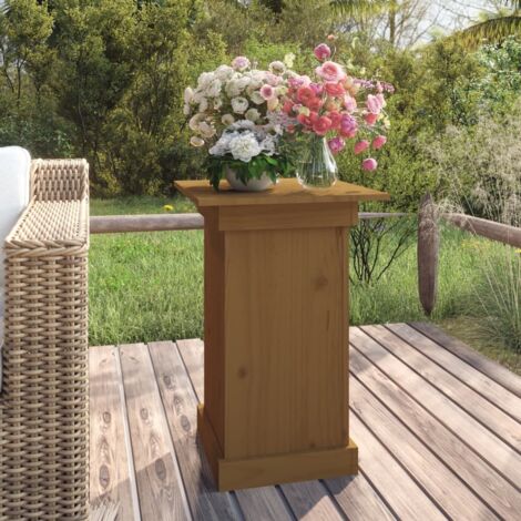 Support à fleurs,Étagère à Fleurs,Banc à Fleurs Marron miel 40x40x60 cm Bois de pin solide VDVM696390 (1/5)