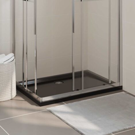 receveur de douche,Bac à douche,Receveur extra plat rectangulaire ABS Noir 70x100 cm CNEI818426 (1/5)