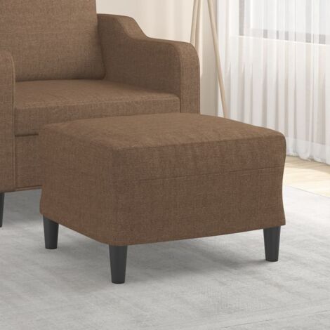 Repose-pied Tabouret pour Maison Salon Chambre Marron 60x50x41 cm Tissu -BV86576 (1/5)