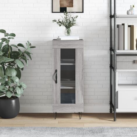 Buffet,Bahut,Meuble de Rangement pour Salon, Salle à Manger, Cuisine Sonoma gris 34,5x34x90 cm Bois d'ingénierie XZZZ521469 (1/5)
