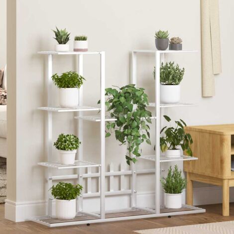 Jardinière,Pot de fleurs,Bac à fleurs 94,5x25x89 cm Blanc Fer CIV106731 (1/5)