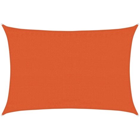 Voile d'ombrage - Auvent Imperméable - Toile d'ombrage - UV Protection pour Jardin Terrasse - 160 g/m² Orange 3,5x4,5 m PEHD XZZZ786259 (1/5)