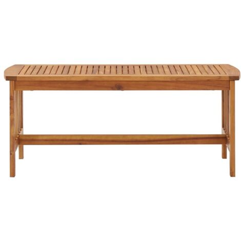 INLIFE Table basse 102x50x43 cm Bois d'acacia solide (1/5)