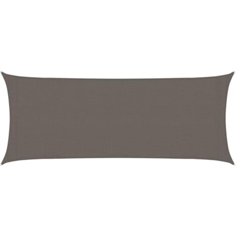 Voile d'ombrage - Toile d'ombrage - Auvent Imperméable - UV Protection pour Terrasse Jardin Extérieur - 160 g/m² Anthracite 2x5 m PEHD XDNXN88322 (1/5)