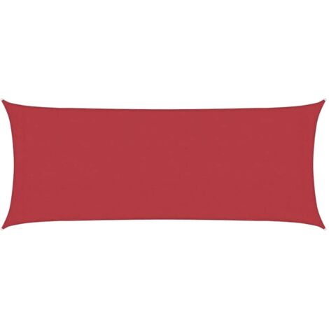 Voile d'ombrage - Toile d'ombrage - Auvent Imperméable - UV Protection pour Jardin Terrasse - 160 g/m² Rouge 2x4,5 m PEHD XDNXN81204 (1/5)