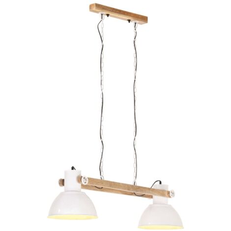Lampe suspendue Lampe à suspension industrielle 25 W Blanc 109 cm E27 NREFC43369 (1/5)