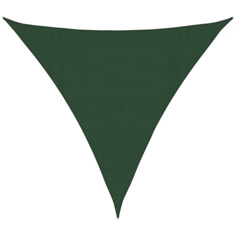 Voile d'ombrage - Toile d'ombrage - Auvent Imperméable - UV Protection pour Jardin Terrasse - 160 g/m² Vert foncé 4,5x4,5x4,5 m PEHD XDNXN30560 (1/5)