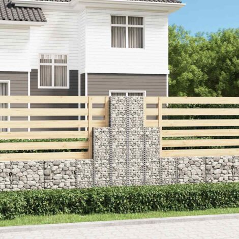 6 gabions en fil galvanisé,Panier de Gabion de Jardin décoratif DBEB2452692 (1/5)