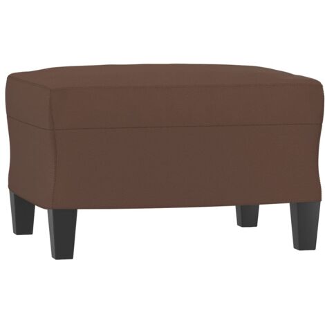 Repose-pied Marron 60x50x41 Similicuir (1/5)