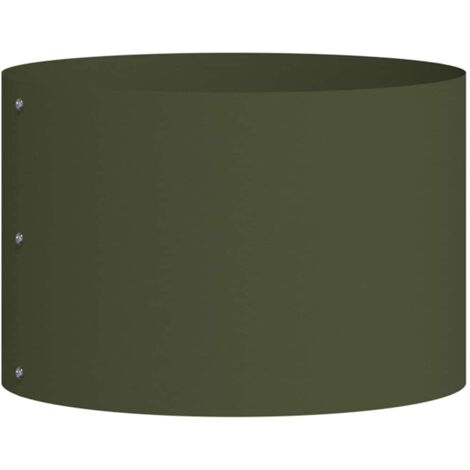 Anneau de Jardinière Bac à fleurs Vert olive 30 x 30 x 20 cm (1/5)