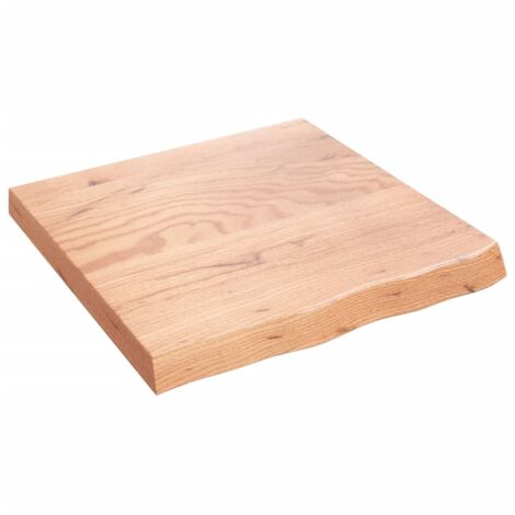 Étagère murale, Étagère flottante, Support mural stable, pour Salon marron clair 60x60x6 cm bois chêne massif traité ASD37248 (1/4)