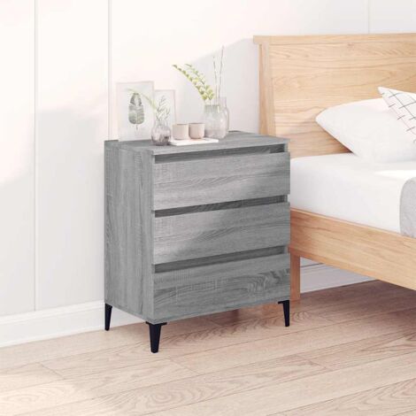 Buffet, Meuble de Rangement, Armoire de Cuisine Sonoma gris 60x35x70 cm Bois d'ingénierie RDS4056 (1/5)