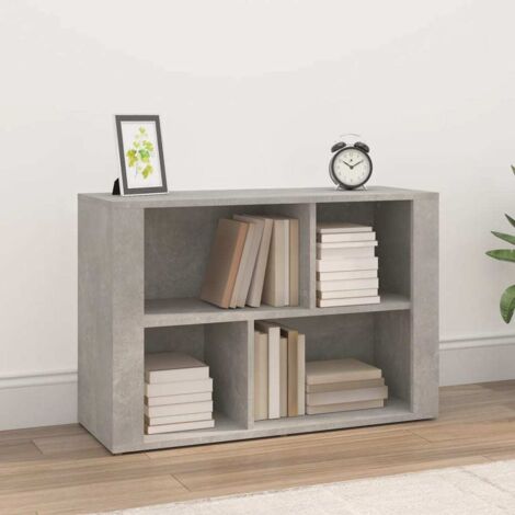 Buffet, Meuble de Rangement, Armoire de Cuisine Gris béton 80x30x54 cm Bois d'ingénierie RDS8794 (1/5)