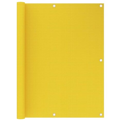Écran de balcon， Brise vue Pour Balcon Jaune 120x300 cm PEHD GHJ64533 (1/5)