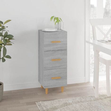 Buffet, Meuble de Rangement, Armoire de Cuisine Sonoma gris 34,5x34x90 cm Bois d'ingénierie RDS5527 (1/5)