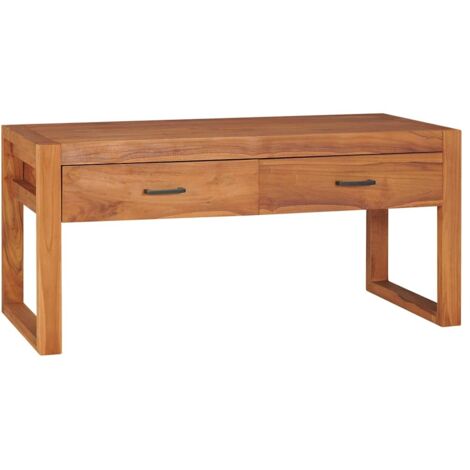 Meuble TV, Banc TV, Support pour Téléviseur, Meuble de Salon 100x40x45 cm Bois de teck YHJ51243 (1/5)