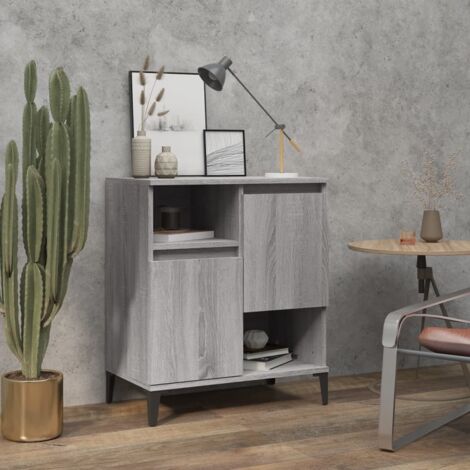 Buffet, Meuble de Rangement, Armoire de Cuisine Sonoma gris 60x35x70 cm Bois d'ingénierie RDS4582 (1/5)