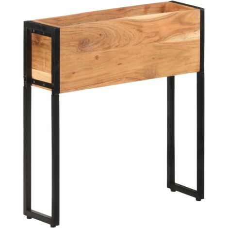 Jardinière, Pot de fleurs 60x20x68 cm Bois massif d'acacia BVM67839 (1/5)