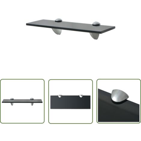Étagère murale, Étagère flottantes, Support mural stable, pour Salon en verre 30x10 cm 8 mm ASD51672 (1/4)