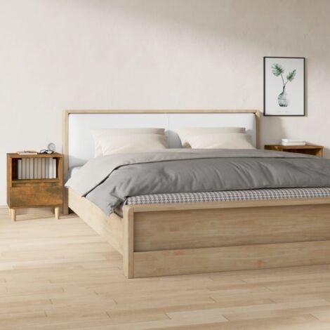 Furniture Limited - Tables de chevet 2 pcs Chêne fumé 40x35x50 cm (1/5)